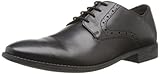  Clarks Herren Chart Walk Derby, Schwarz (Black Leather), 43