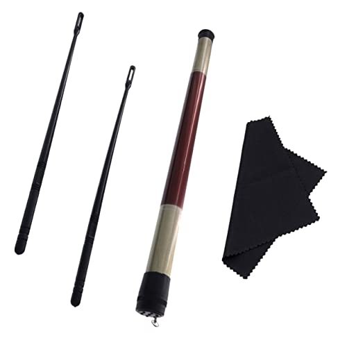Totority Complete Flute Cleaning Kit Flute Cleaning Rod Stick Instrument Cleaner Accessory