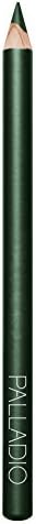 Palladio Wooden Eyeliner Pencil, Thin Pencil Shape, Easy Application, Firm yet Smooth Formula, Perfectly Outlined Eyes, Contour and Line, Long Lasting, Rich Pigment, Dark Green