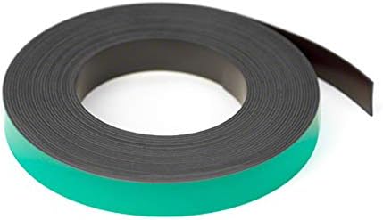 FIRST4MAGNETS Magnetic Gridding Tape, Black, 12.7 mm Wide, 0.76 mm Thick