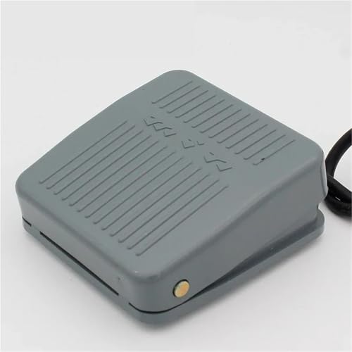 Interrupteur à pédale momentané SPDT gris 0-400V bouton commande au pied