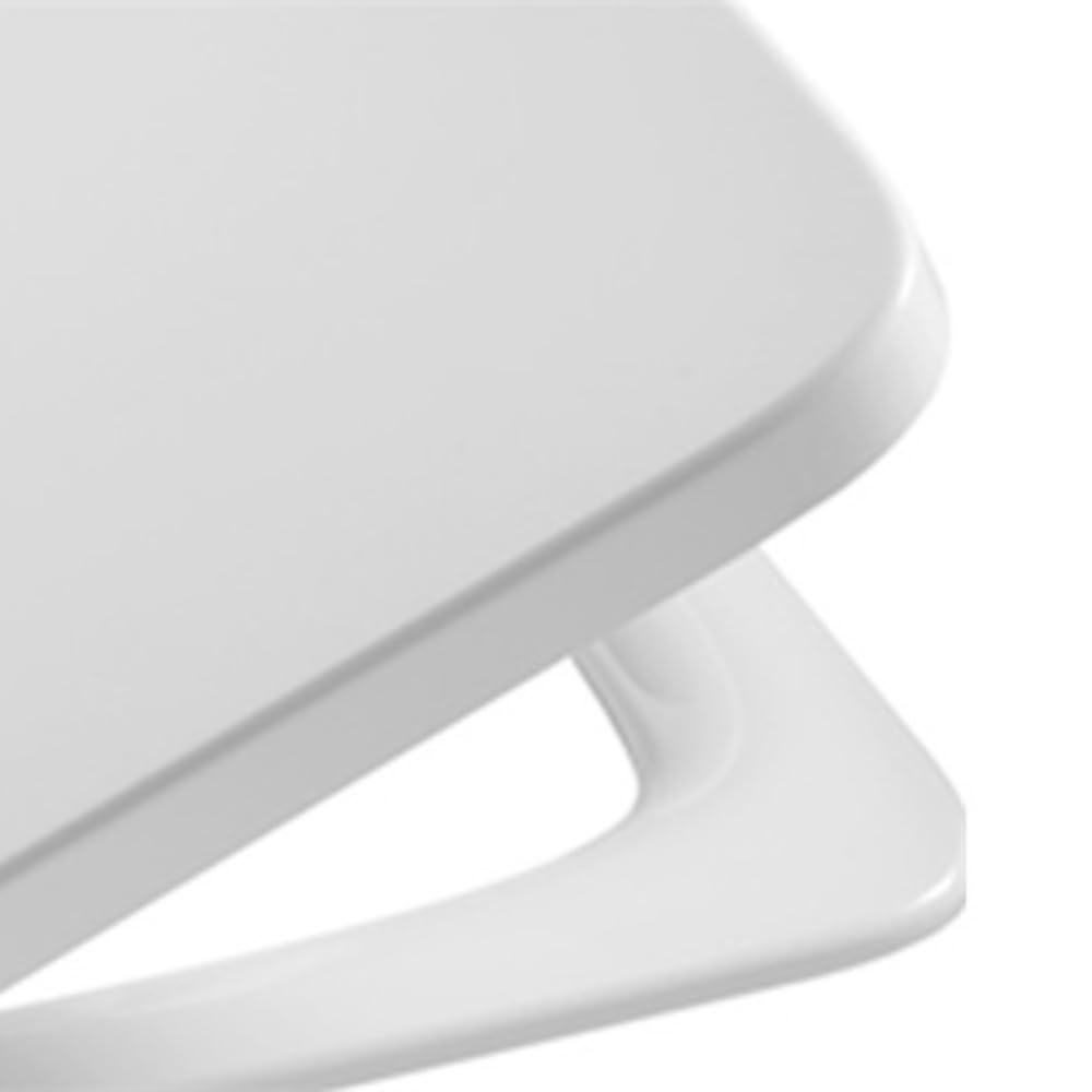 Roca,INSPIRA,SQUARE - Tapa y asiento de SUPRALIT ® para inodoro con caída amortiguada,A80153200B