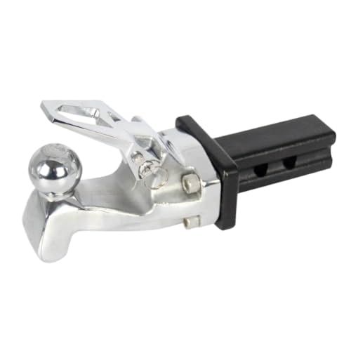 2-Inch Trailer Hitch Steel Tow Hook Removable Connector 5x5cm Hitch Ball Compatible with Car Trailer