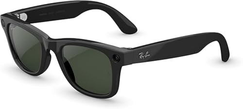 AI�X�}�[�g�O���X WAYFARER ���������Y 12MP�J�������� IPX4�h�� �ő�48h�쓮 �t���[��/SHINY BLACK (�V���C�j�[�u���b�N) �����Y/TRANSITIONS GRAPH. GREEN (�g�����W�V�����O���t�@�C�g�O���[��) 
