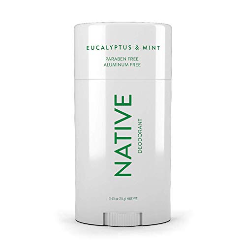 Native Deodorant - Natural Deodorant - Vegan, Gluten Free, Cruelty Free - Free of Aluminum, Parabens & Sulfates - Born in the USA - Eucalyptus & Mint