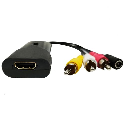 Adaptador convertidor a AV compuesto para conectar sintonizadores modernos en salas