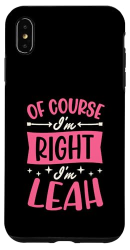 �������I'm Right I'm Leah ���O���� �X�}�z�P�[�X iPhone XS Max �p