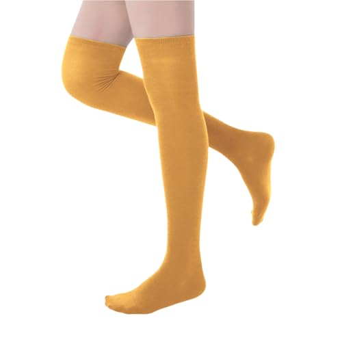Women High Socks Over Knee Stockings Extra Long Stretchy Sock for Daily Wear Halloween Dress up - Main Image
