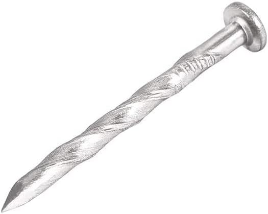 XYWHPGV Spiral Deck Nails Stainless Steel Nail Spiral Shank 32mmx2mm(LxD), 200 Pcs(91541 a0fa2 f1b07 dd790 5ef0d de1e2