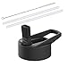 KOPOTU Straw Lid with 2 Straws and 1 Brush for Hydro Flask Wide Mouth Water Bottle