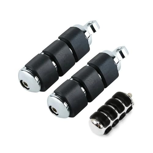 Repose-pieds de manette de vitesse universels chrome pour Harley Sportster 883 et Fatboy