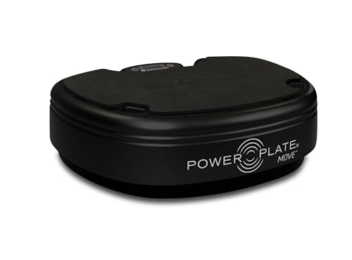 Power Plate Move Vibrating Exercise Platform, Increase Core Strength, Improve Balance and Stability, Black