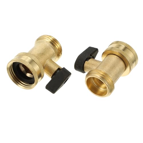 NUOBESTY 2 Piezas Válvulas de Bola de Manguera de Jardín de Válvulas de Encendido y Apagado Conector Resistente y Dispositivos de Jardinería