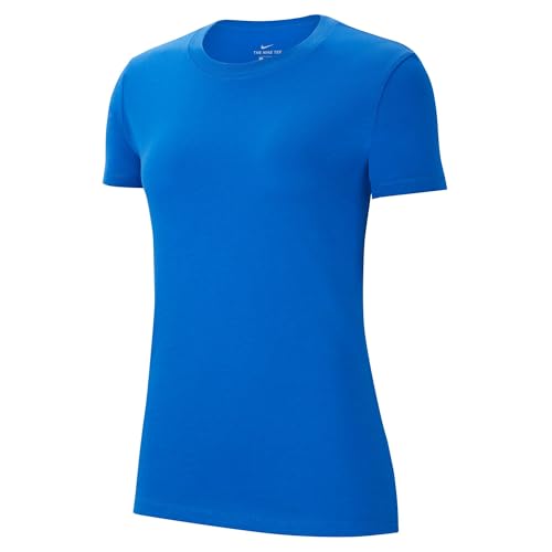 Nike Womens T-Shirt W NK Park20 SS Tee, Royal Blue/White, CZ0903-463, XS