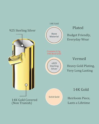 Moissanite Engagement Ring for Women 14K Gold Vermeil 925 Sterling Silver Wedding Promise Ring April Birthstone Valentine's Day Mother's Day Anniversary Christmas Gift for Her Size 5 to 122