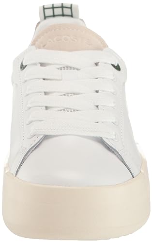 Lacoste Women's Carnaby Platfrom Sneaker, Black/Off White, 72