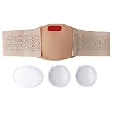 Fascia per Ernia Ombelicale Uomo e Donna, Cinto per Ernia Ombelicale, Fascia Addominale con 3 Cuscinetti Compressivi, Aiuta ad Alleviare il Dolore(XXX-Large)