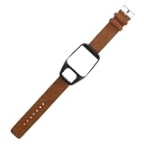 VILLCASE Cinturino in Pelle Vintage Compatibile per Tomtom Runner Adventurer e Resistente Design Testurizzato Elegante Sostituzione Cinturino Orologio Sportivo