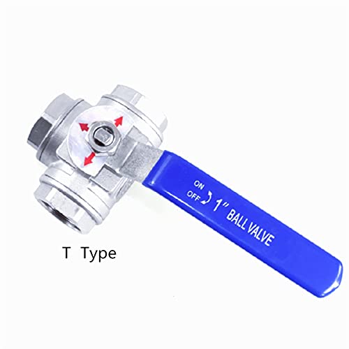 Vanne 3 voies inox SS304 type T 2" DN50 pour une distribution fluide durable - 4