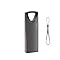 Power Bank ROKK Impermeabile - Portatile, 4.2A, Ricarica 2 Dispositivi, Grigio/nero