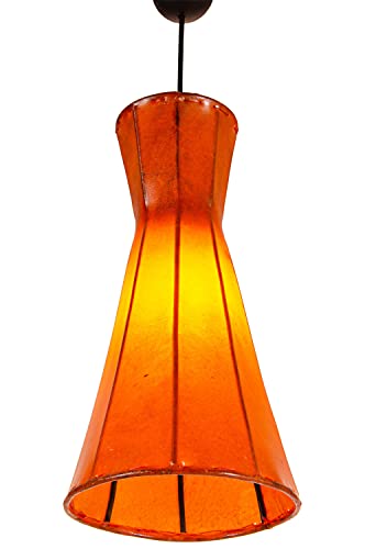 Lámpara de techo oriental Jinjin naranja