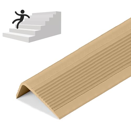 Rubber Stair Nosing Anti-Slip Easy Install Indoor/Outdoor