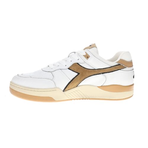 Diadora Mens B.560 Used Lace Up Sneakers Shoes Casual - White3