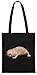 Urban Backwoods Naked Mole Rat Hipster Bag Beutel Stofftasche Einkaufstasche