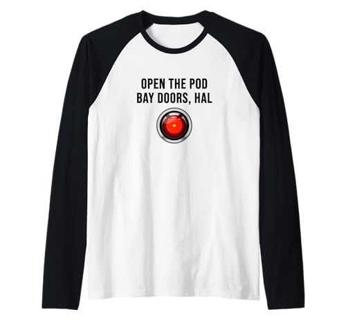 Open The Pod Bay Doors, HAL Raglan Baseball Tee