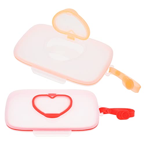 HANABASS Lightweight Wipes Holder Portable Wipes Dispenser Easy to Attach to Stroller or Crib