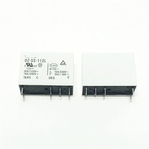 Relé OZ-SS-112L1 con conmutador de 16A 240VAC para circuitos impresos lote 5x