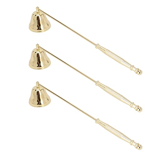 3 Pezzi Spegni Candela, Accessorio Spegni Candela Placcato in Ferro, Spegni Candela per Spegnere Le Candele Fiamma Sicuro, Candele Profumate, Candele per Aromaterapia