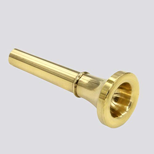 French Horn Mouthpiece, Durable Stylish Copper Alloy Golden - Thumbnail 3