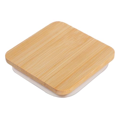 TIDTALEO Airtight Jar Lid Sealing Square Mug Cover for Candle Jars and Spice Containers Lid for Freshness Preservation and Versatile Storage