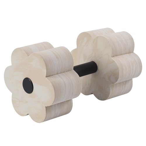 MotiveTech Foam Dumbbell for Aquatic Workouts, Portable Gear for Pool Fitness, Beige