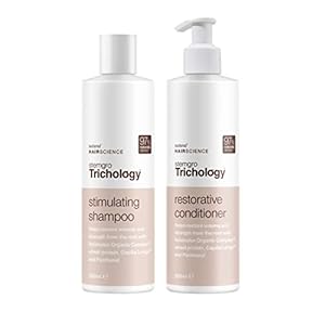Hair Growth Shampoo and Conditioner (250ml x 2) – Hair Loss Treament for Women With Thinning Hair Due to Menopause, Stress – Clinically Proven Hair Thickening Products for Women by Stemgro Trichology