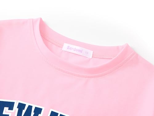 Image of Stylish Graffiti /Butterfly Graphic Crop Top for Girls -Cool Summer T-Shirt Soft Colorful 2-Pack Tees Size 6-18