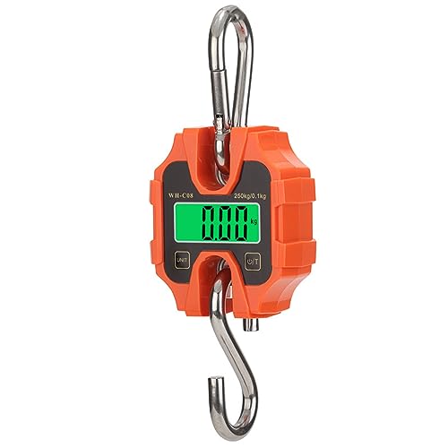 Electronic Hanging Scale Portable Handheld Crane-Scale with Auto-Off Backlight Kg-lb Catty Change for Garage Electronic Scales for Farm Garage Fishing Hunting