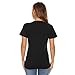 MERINNOVATION Women Merino Wool T-Shirt Short Sleeve Women's Activewear Undershirt Tees Women's Athletic Wicking Base Layer Black