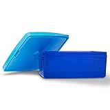 Reusable Ice Pack for Fresh Fit Food Divided Storage Container Chiller, Lunch Box, Snack Box, Meal Prep Container, Sandwich Container with an Ice Pack in Airtight Lid, EXULTIMATE (Blue)