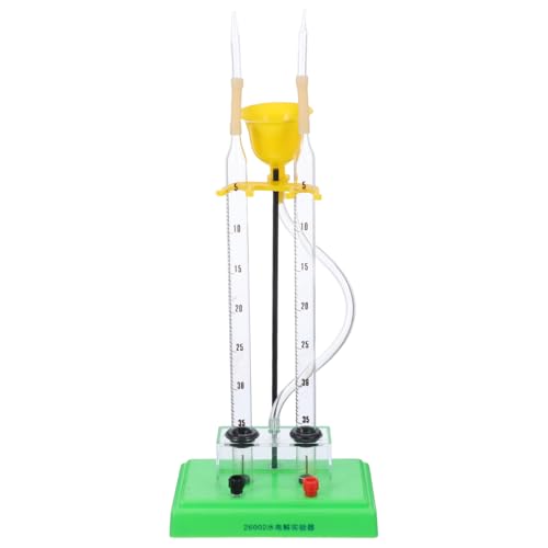 Kichouse Water Electrolysis Experiment Device Teaching Kit for Home School and Laboratory Use Demonstrating Oxygen and Hydrogen Production Electrolyzer Apparatus