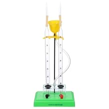 Kichouse Water Electrolysis Experiment Device Teaching Kit for Home School and Laboratory Use Demonstrating Oxygen and Hydrogen Production Electrolyzer Apparatus
