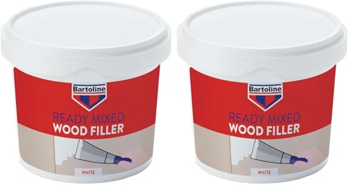 Image of Bartoline Ready Mixed Wood Filler White 500g – Durable & Easy-to-Use Filler for Interior & Exterior Wood Repairs (Pack of 2)
