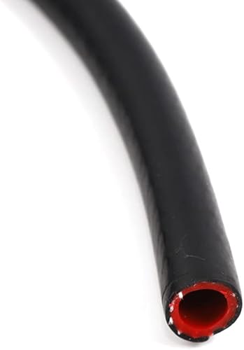 Miniatura 7 de Manguera de silicona para calentador de vacío de 5 pies de longitud, 1 capa, reforzada de alta temperatura, 0.630 in de diámetro interior (0.630 in