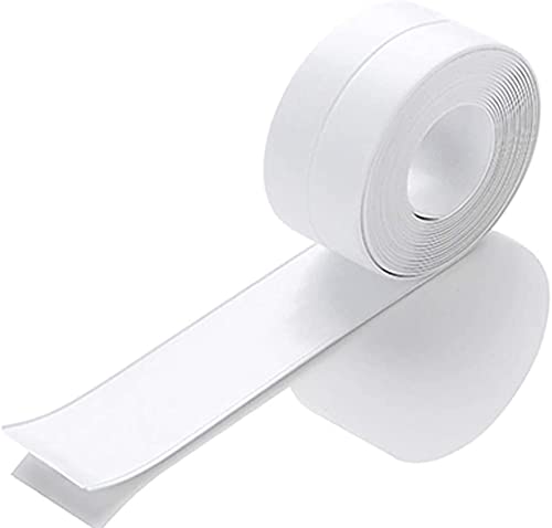 VATSHVI Caulk Strip Tape, PE Self-Adhesive Decorative Sealing Tape, Used for Kitchen Sink Toilet Bathroom Bathtub Floor Wall Edge Protector (3.8 CM, WHITE, 1) (B0BVG39NGZ) Amazon Price History, Amazon Price Tracker