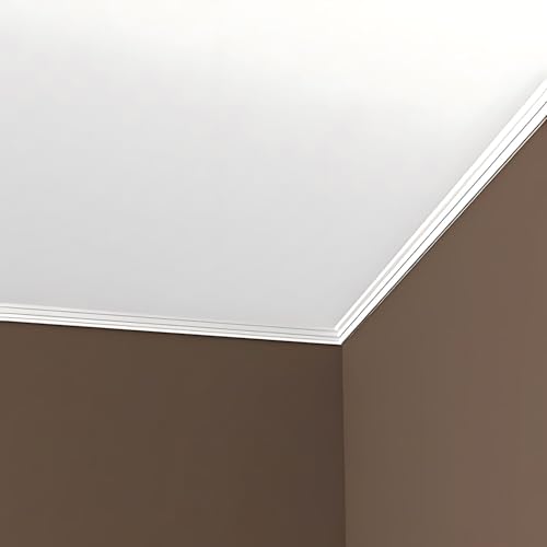 Corniche flexible 150155F Profhome en polyuréthane 200x1,7x2,6 cm