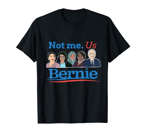 AOC per Bernie Alessandria ocasio Democratico Non me Us Maglietta