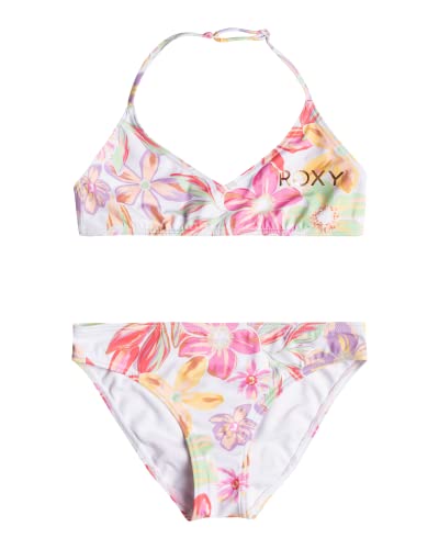 Roxy Tropical Time - Conjunto de bikini triangular para Niñas 7-16