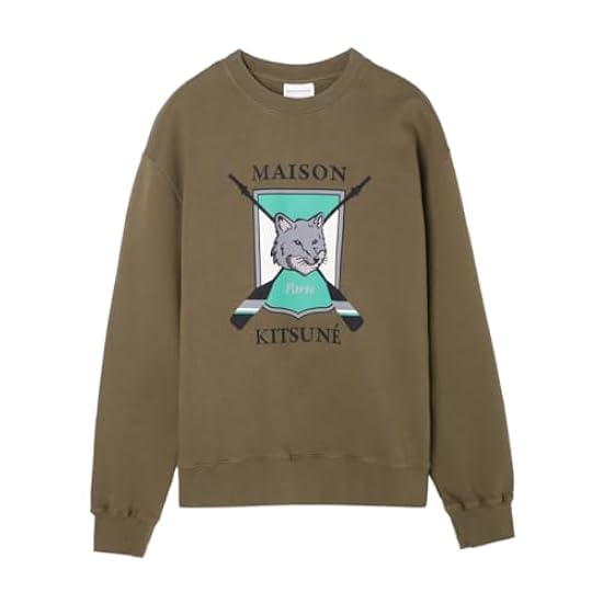 メゾンキツネ) MAISON KITSUNE スウェット Sサイズ COLLEGE FOX