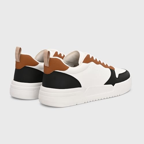 Image of Cruiser Men's Sneakers | Color Block Casual Shoes | Trendy Lace-Up Chunky Platform Trainer Shoes with Panel Design for Casual, College,Party,Outing,Travel, Streetwear & Daily & Everyday Wear(2662)